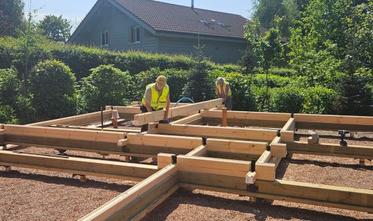 First log layer onto subframe