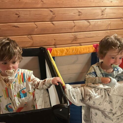 Boys waking up at Mill Meadow